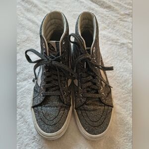 Vans Glittery High-Top Sneakers